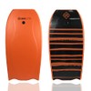 Hubboards Bodyboard Hubb Lite Polystyrene (EPS) - Orange/Orange/Black - 42-Inch