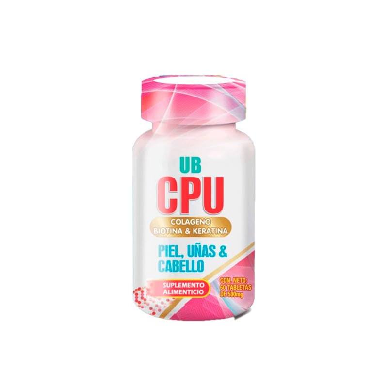 UBCPU- Cloagneo Biotina & Keratina - Frasco con 60 Tab