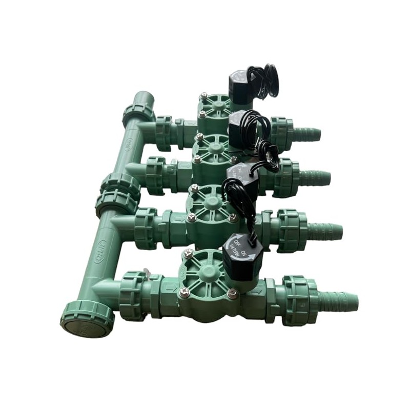 Orbit 4-Valve Preassembled Manifold, Poly Pipe (4-Valve Preassembled Manifold)