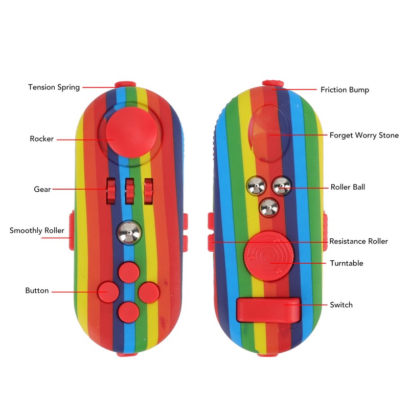 Fidget Toy Reduce Stress Relax Mood Portable Anxiety Sensory EDC