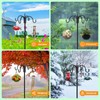 FEED GARDEN 92 Inch Four Shepherd Hooks for Outdoor,Bird Feeder