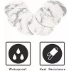 SANBREVE Porta Vasos Tazas Universal Mesa Moda Curpiel Grandes 7pcs
