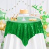 B-COOL Green Sequin Tablecloth Christmas Table Top Glitter Overlay Table