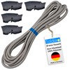 Toldoro® Rope 5 m and diameter 6 mm grey including