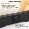 Jeecoo A40 PC Speakers Computer Sound Bar for Desktop Monitor