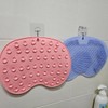 Foot washing brush, foot brush, foot drying mat, sole brush, pink / 발씻는솔 발솔 발닦는 세족매트 발바닥솔 핑크