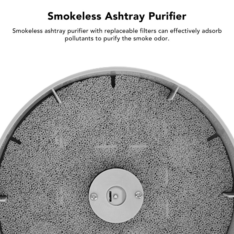 2 in 1 Air Purifier Ashtray Fashion One Button Switch
