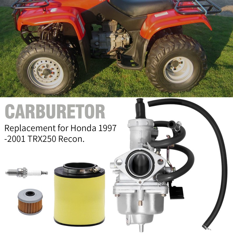 MDEOOSKY TRX250 Recon 250 Carburetor, Replacement for Honda TRX250 Recon