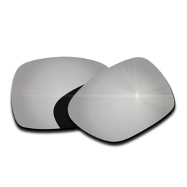 Polarized Replacement Lenses for Oakley Deviation - Silver Mirrored Coating