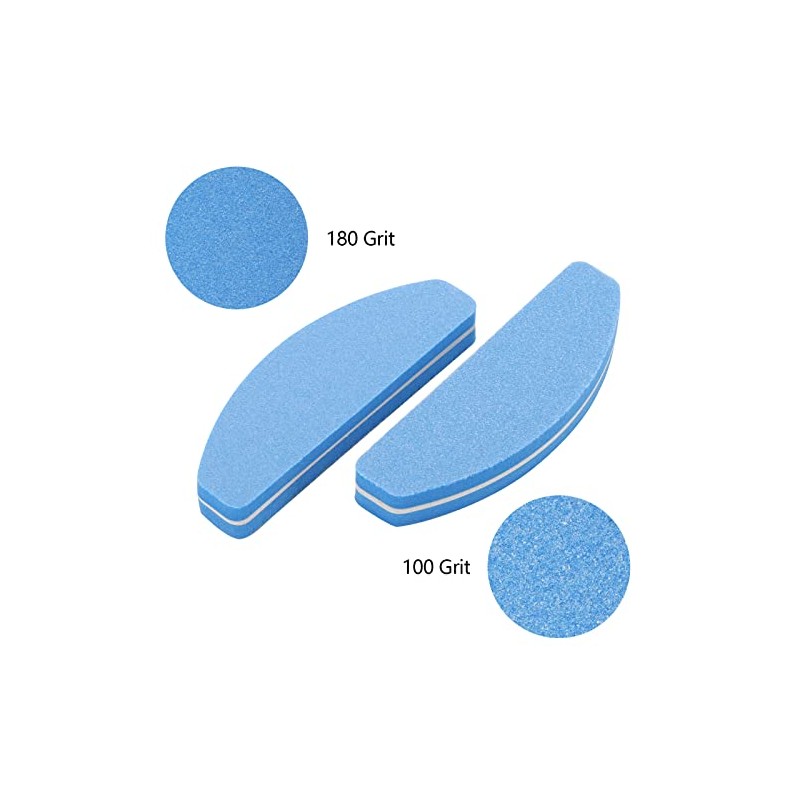 Kit de 80 pulidores de uñas mini, bloques de pulido