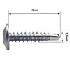SKIR'CO (50 pcs) Zinc Plated Self-Drilling Screws 3.9 x 19