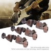 6Pcs Guitar Locking Tuners Tuning Pegs for Full Enclosed Electric