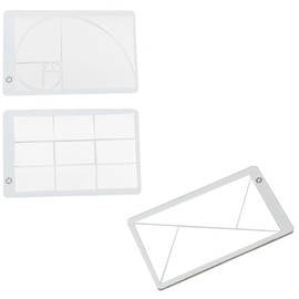 LilaLemon 3pcs Fisssure Artist View Finder for Artists，Compact Lightweight Multi-Functional View Finder Camcorder Viewfinders for Outdoor Urban Sketch Artists