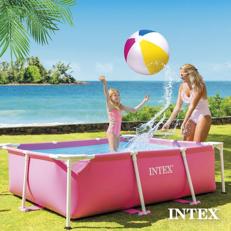 Intex Intex 7' x 5' x 24" Rectangular Metal Frame
