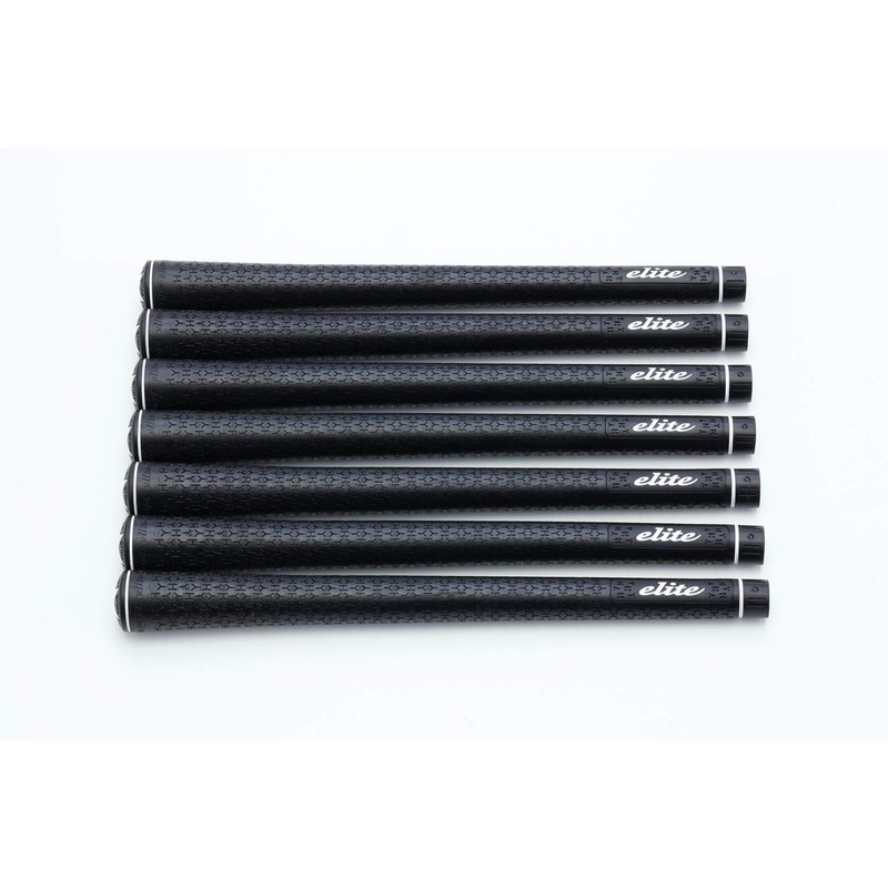 elitegrips Y360SH Golf Grips, Set of 7, Berlina Black with