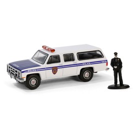 1/64 1985 GMC Suburban 2500, NYC Transit Police w Officer Hobby Shop 97160-D