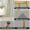 43.5" Gold Easel Stand for Sign,4-Level Height Display Easel with