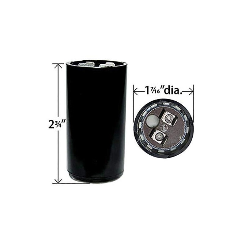 36-43 uF x 220/250 VAC - Well Pump Motor Start
