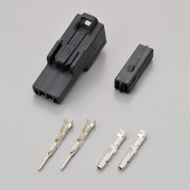 Daytona Kawasaki Turn Signal Connector Set, Black, 96199