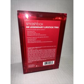 Smashbox Be Legendary Lipstick Trio Set(Black Cherry, Easy, Get Fired) 3g/0.1 oz
