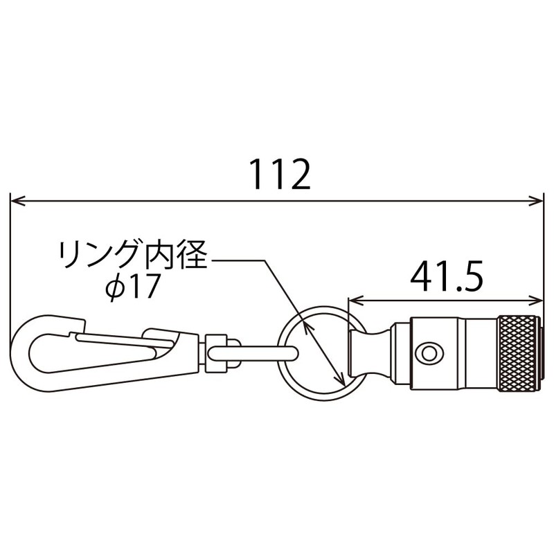 TOP Portable One-Touch Socket Holder (With Nasukan) Gun Metallic EWH-GMN