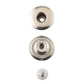 ALLINONE Brass Jeans Buttons Replacement Tack Button Suspender Trousers Buttons Rotatable/Swivel Shank Button(Silver)