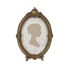 Sunlit Vintage Picture Frame 5x7 Inch, Oval Antique Photo Frames