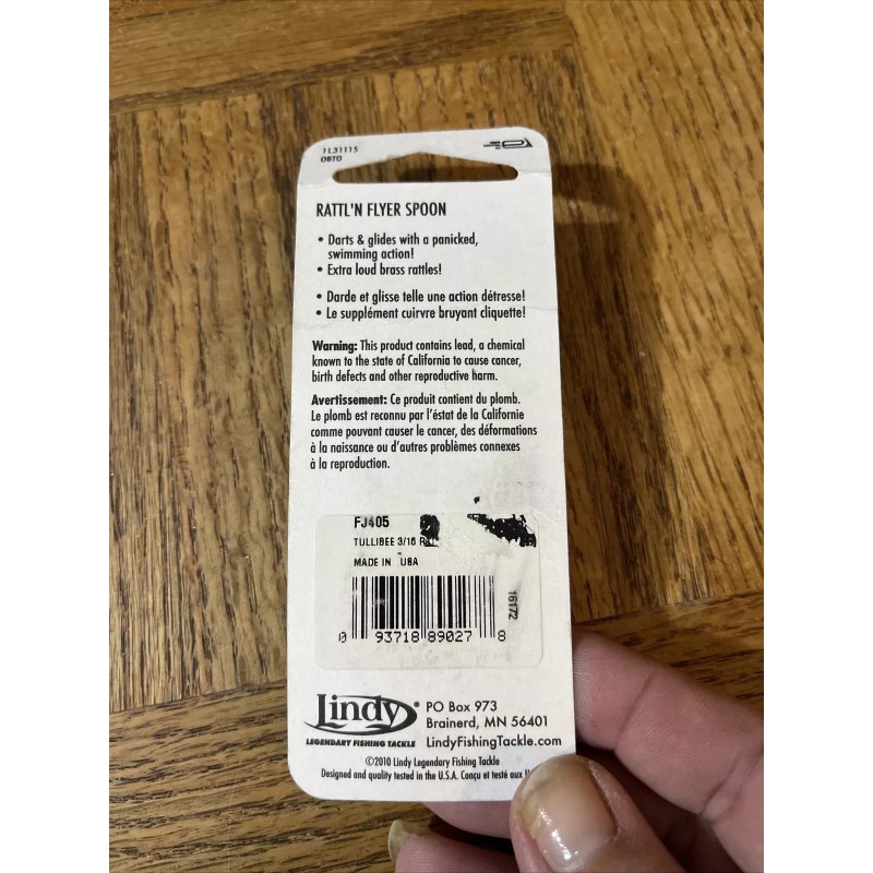 Lindy Rattl’n Flyer Spoon Hook Size 3/16