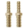 Hose Connector Reducer Brass Beard Straight Connector 8mm to 6mm