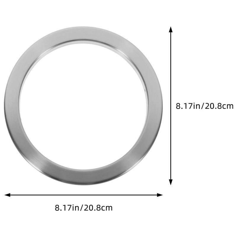 JECOMPRIS Round Countertop Working Top Flush Built-in Waste Trash Chute