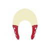 Y.S.PARK Neck Fitter YS-NF0.3 Natural & Red Neck Circumference: Approx.