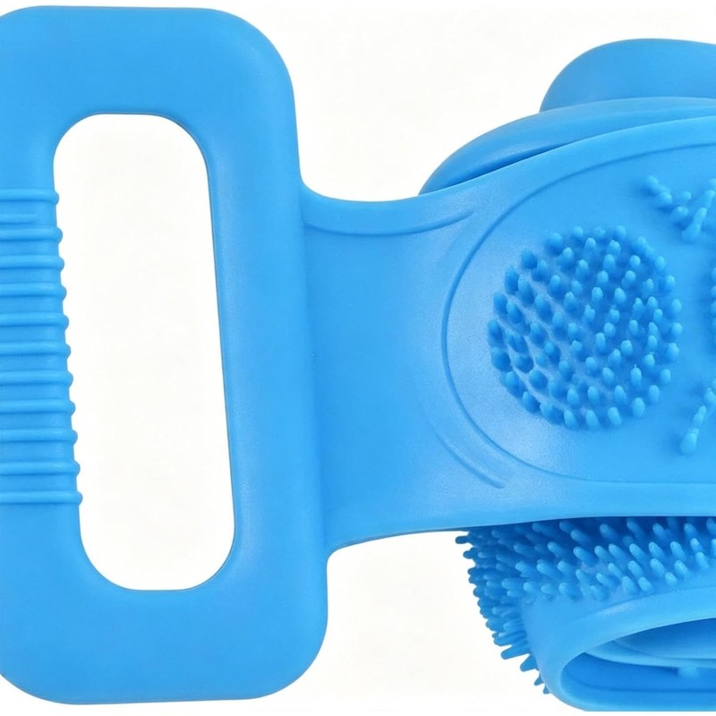 Cepillo Exfoliante de Silicona para Espalda de Doble Cara con