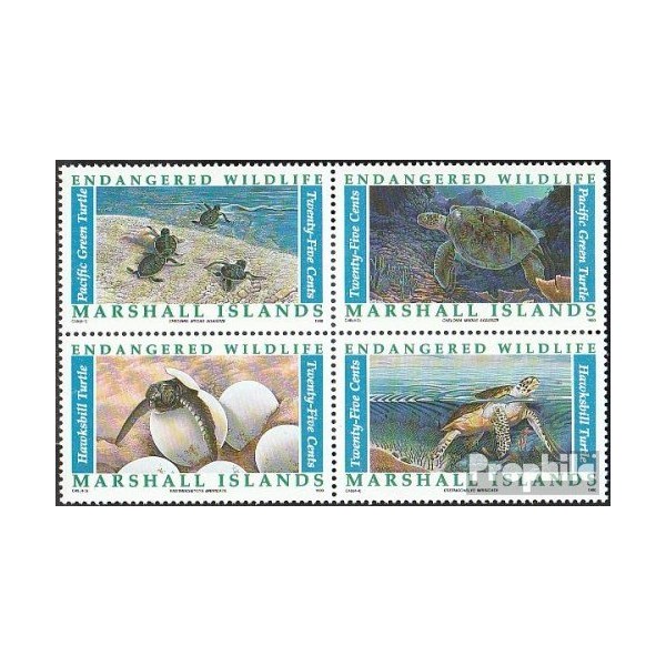 Prophila Collection Marshall Islands 298-301 Four Block (Complete Edition) 1990