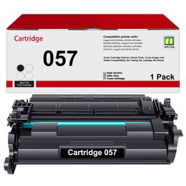 057 Toner Cartridge Replacement for Canon 057 057H CRG-057 Toner for ImageCLASS MF445dw MF448dw LBP226dw LBP227dw LBP228dw MF449dw MF445 Printers (057 Black x1)