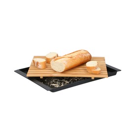 Breadboard with Crumb Tray - Bamboo - 38x27x2cm