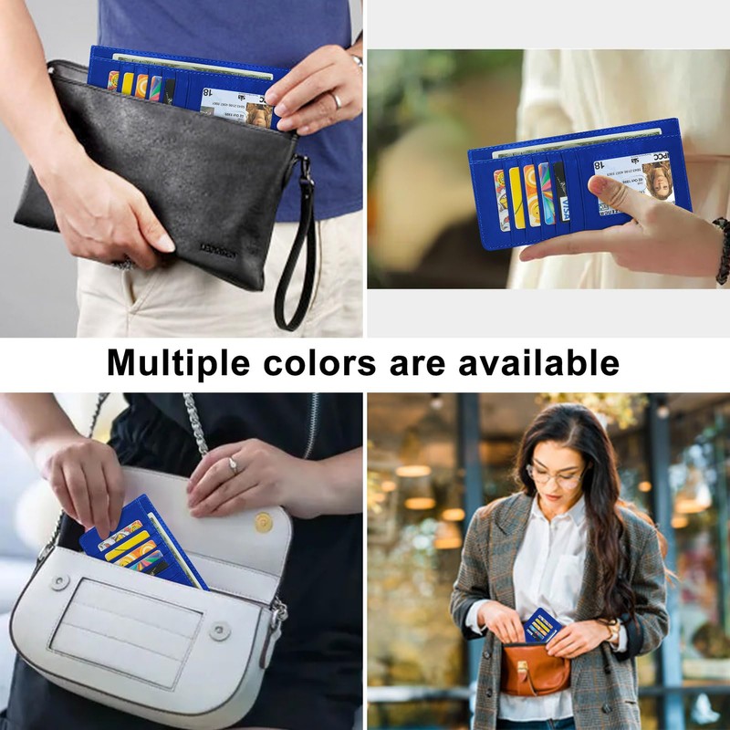 XEYOU Women Slim Rfid Blocking Credit Card Case Holder Wallet