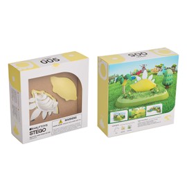 HALFTOYS Collectibles Magnetic Dinosaur Play Sets, 3D Jigsaw Puzzle Building Blocks, STEM Educational Take Apart Toys Gift for Toddler & Kids 3+ Years (Stegosaurus)