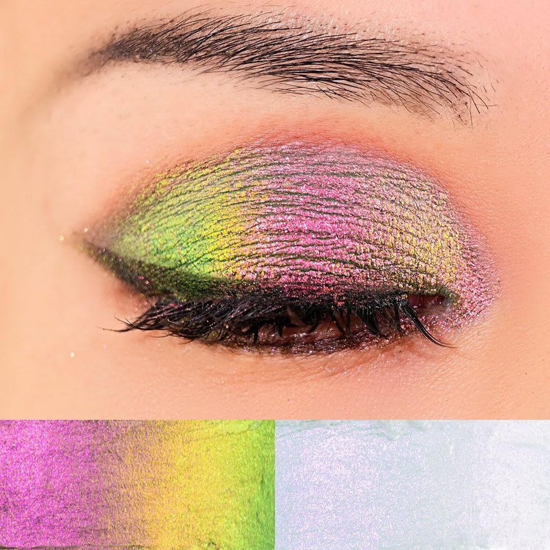 CHARMACY Multichrome 2 in 1 Cream Eyeshadow Stick, Waterproof Eye