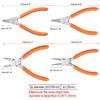 SPEEDWOX 4 Pcs Snap Ring Pliers Set, 6-Inch Internal External