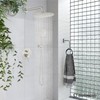 gotonovo 10 Inch Round Rain Shower System Wall Mounted Bathroom