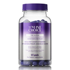 The Mane Choice MANETABOLISM Plus Healthy Hair Growth Vitamins - Supplements for Longer, Thicker, Healthier Hair - Hair Skin & Nails Vitamins for Women & Men (60 Capsules) Packaging May Vary