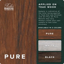 Rubio Monocoat Universal Maintenance Oil, 200 ft² - Pure | Satin Sheen Enhancement & Protection for Indoor Wood Floor & Wooden Furniture Surfaces Treated with Oil Plus 2C | 100 Milliliter