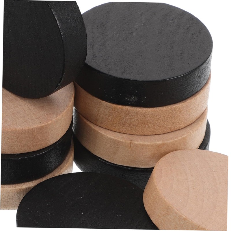 Kisangel 10pcs Wooden Sling Puck Game Accessories High Precision Crafting