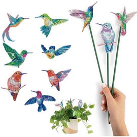 10 Pack Birds Diamond Painting Kit for Garden Decor DIY Diamond Art diamond paintings - Styles: Birds