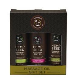 Earthly Body Massage Oil Gift Set Box