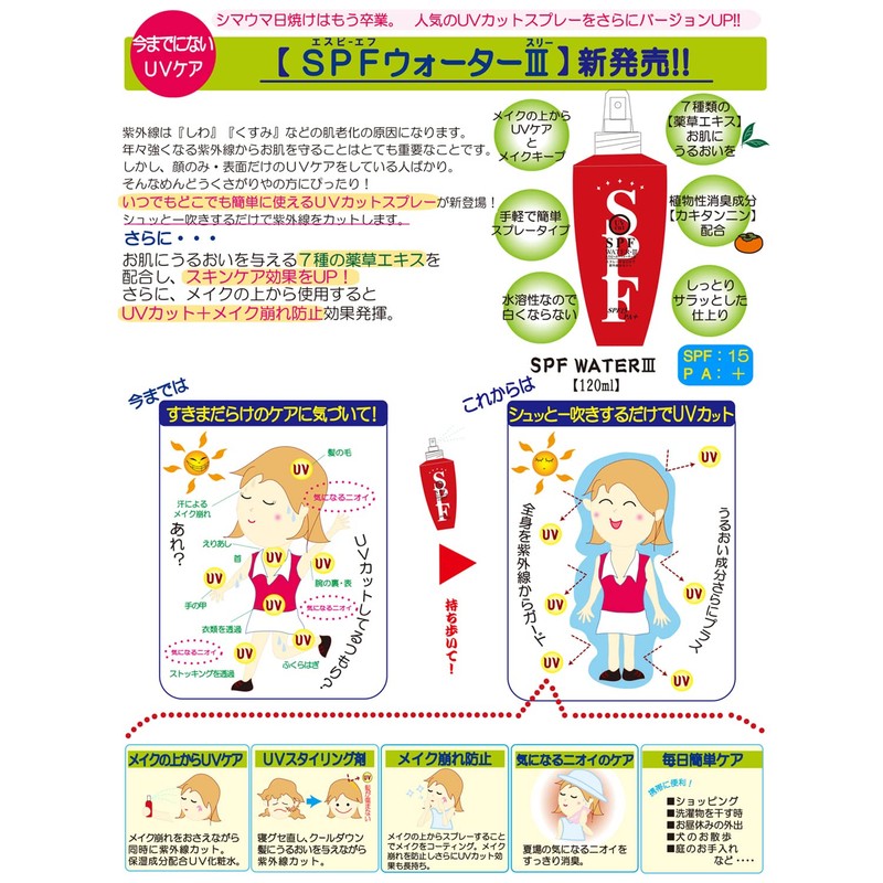International Science Industrial SPF Water III (SPF 15 PA+), 4.1