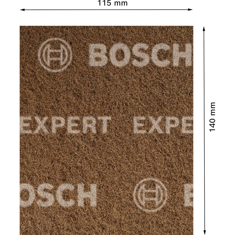 Bosch Professional Expert N880 Non-Woven Pads (for Sheet Steel, 115