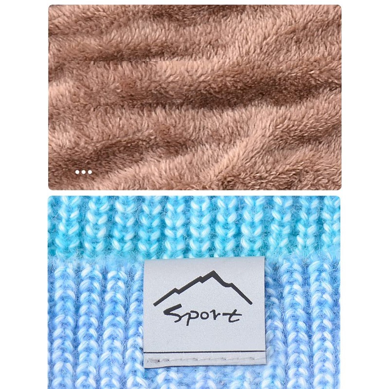 LOLO Gorros para Frio Mujer, Gorro y Bufanda Mujer, Tejido
