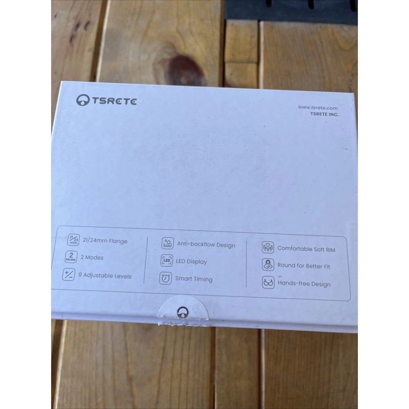 TSRETE S12 Breast Pump, Hands-Free Breast Pumps, 2pcs, 21-24mm, open