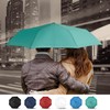 PERLETTI Women's Pocket Umbrella with Automatic Opening and Closing -